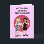 Funny Special Birthday Wish Karte<br><div class="desc">Funny Birthday Grußkarte für eine Frau</div>
