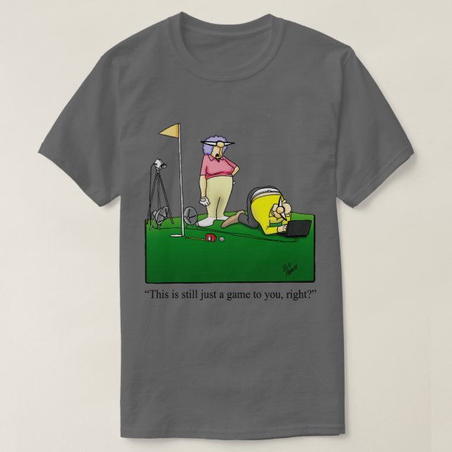 Funny Spectickles Golf Toon Spaß 2 T-Shirt (Design vorne)