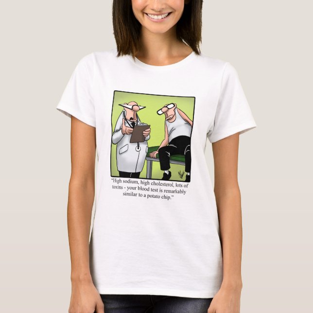 Funny Spectickles Medical Health Cartoon Spaß T-Shirt (Vorderseite)