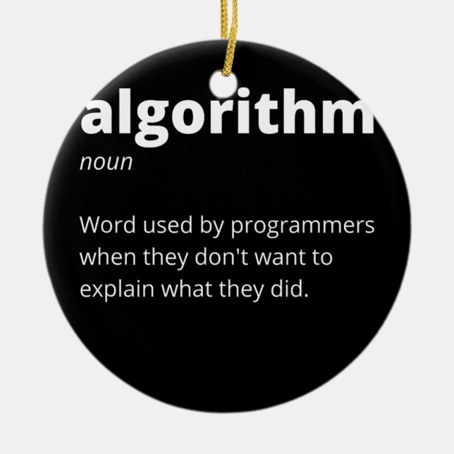 Funny spendet Computerfreaks-Nerd-Programmierer Keramik Ornament (Vorne)