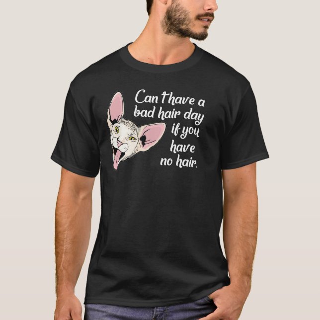 Funny Sphinx Cat Geschenk für Katzen Liebhaber, ha T-Shirt (Vorderseite)