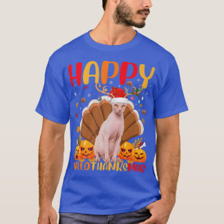 Funny Sphyn Cat Lover Happy Sphyn Cat HelloDankeM T-Shirt