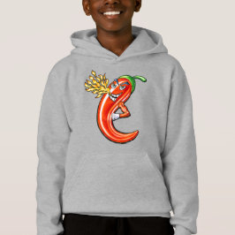 Funny Spicy Chili on Fire Hoodie