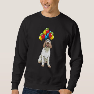 Funny Spinone Italiano Hund mit Balloons Sweatshirt