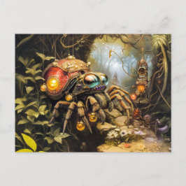 Funny Spione mit Snail Muschel Body in Fantasy Fan Postkarte