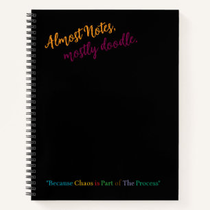 Funny Spiral Notebook für Schüler Notizbuch