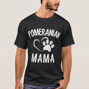 Funny Spitz Mama Gift Pet Lover Apparel Dog P T-Shirt