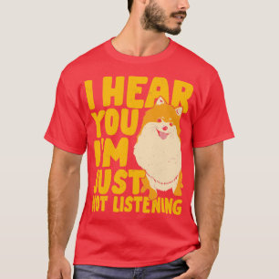 Funny Spitz Pom Spitz Dog Lover Geschenk T-Shirt