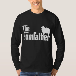 Funny Spitz Vater Vater Der Pom Vater Dog Lov T-Shirt