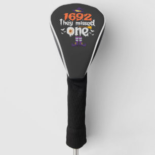 Funny Spooky Halloween Hexe sie vermissten ein Ges Golf Headcover