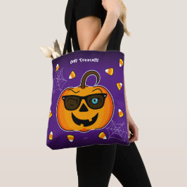 Funny Spooky Pumpkin iconic Wink S Nur Leckereien! Tasche