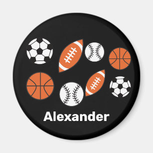 Funny Sports Balls Magnet