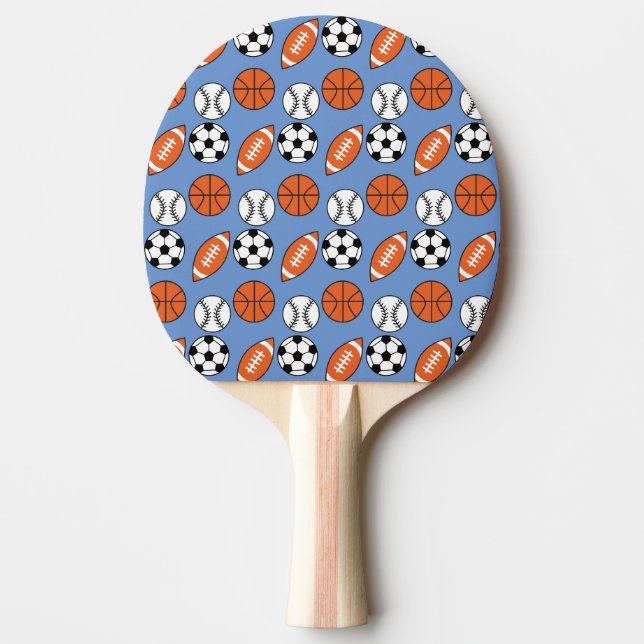 Funny Sports Balls Tischtennis Schläger (Vorderseite)