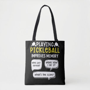 Funny Sports Pickleball Player Tasche
