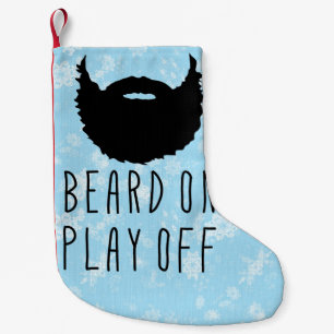 Funny Sports Playoff Bart Weihnachten Strumpf Kleiner Weihnachtsstrumpf