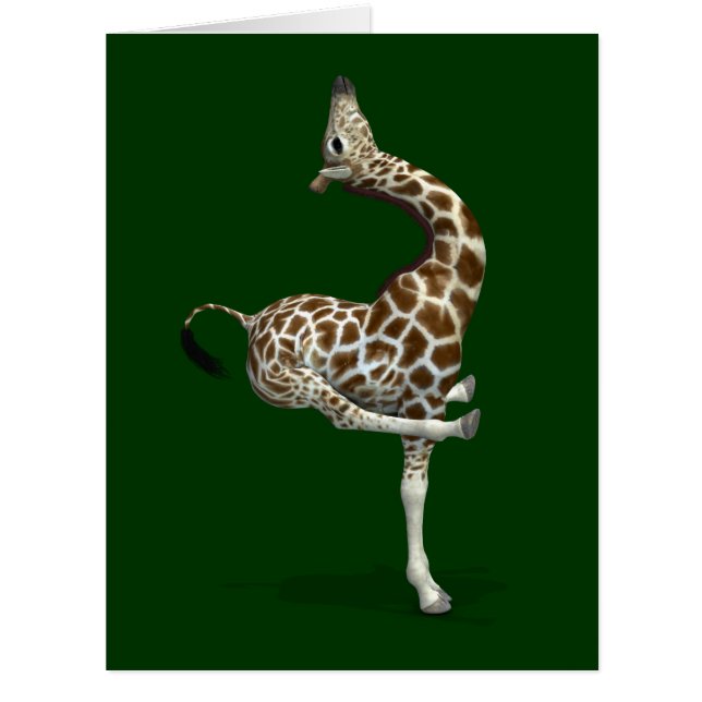 Funny Sporty Giraffe (Vorderseite)