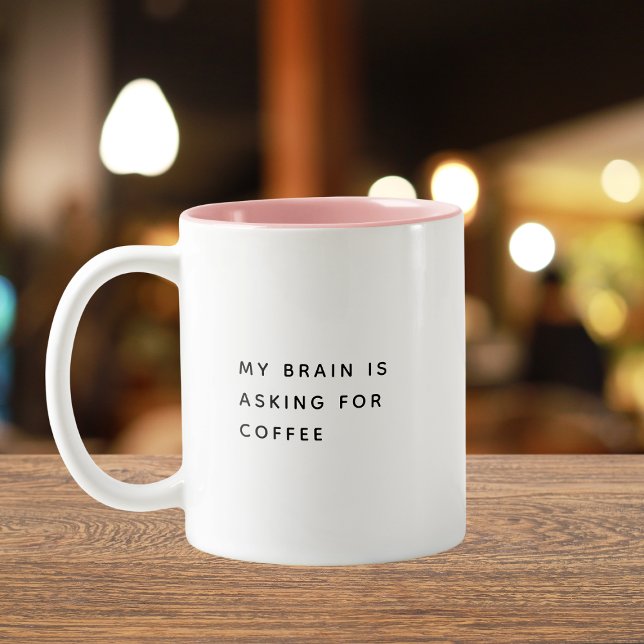 Funny Sprichwort Coworker Elegant Einfach Zweifarbige Tasse (Von Creator hochgeladen)