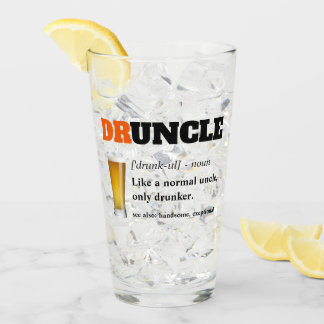 Funny Sprichwort - Druncel Funny Onkel Glas