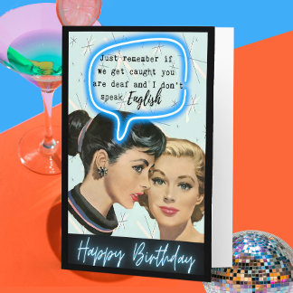 Funny Sprichwort Geburtstagskarte Frau Best Friend Karte