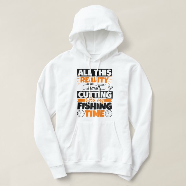 Funny Sprichwort Hobby Hoodie (Design vorne)