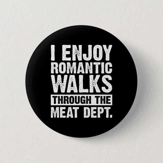 Funny Sprichwort Meat Bacon Beef Grillen Grillen L Button (Vorderseite)