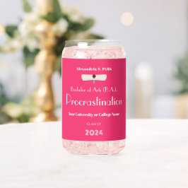 Funny Sprichwort Minimalistisch Pink Graduation Pa Dosenglas