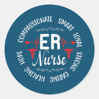 Funny Sprichwort Nurses RN Registrierte Krankenpfl Runder Aufkleber