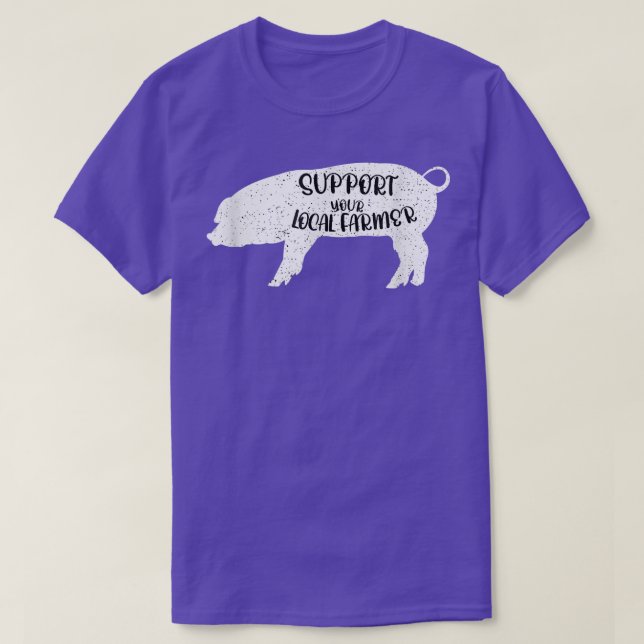 Funny Sprichwort Pig Bauer Farm Tier T-Shirt (Design vorne)