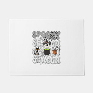 Funny Sprichwort Spooky Season Halloween Cat Ghost Fußmatte