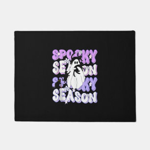 Funny Sprichwort Spooky Season Halloween Cat Ghost Fußmatte