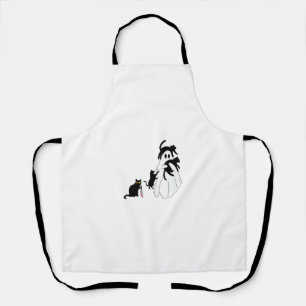 Funny Sprichwort Spooky Season Halloween Cat Ghost Schürze