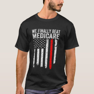 Funny Sprichwort wir schlagen Medicare erste Debat T-Shirt