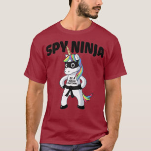 Funny Spy Gaming Ninjas Game Unicorn Ninja Junge T-Shirt