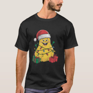 Funny Squash Gemüse Weihnachten Beleuchtung Santa T-Shirt