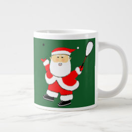 Funny Squash Player Weihnachten Jumbo-Tasse