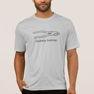 Funny Squeezy Hammer Lineman's Pliers T-Shirt