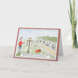 Funny Squirrel Cartoon Geburtstags Grußkarte Karte