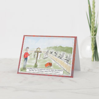 Funny Squirrel Cartoon Geburtstags Grußkarte Karte