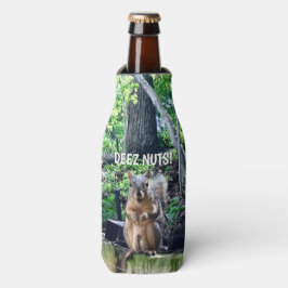 Funny Squirrel Deez Nuts Unangemessener Spaß Flaschenkühler
