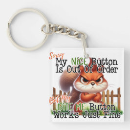 Funny Squirrel Schlüsselanhänger