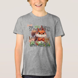 Funny Squirrel Tri-Blend Shirt
