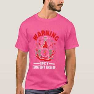 Funny Sriracha Hot Chili Sauce Lover Spicy Pepper T-Shirt