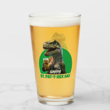Funny St. Pat-T-Rex Celebration Bierliebhaber Dino