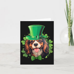 Funny St Patricks Cavalier King Charles Spaniel Karte