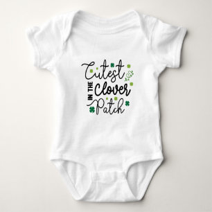Funny St. Patrick's Day Baby Strampler