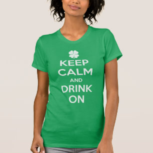 Funny St. Patrick's Day Behalt Calm T Shirt