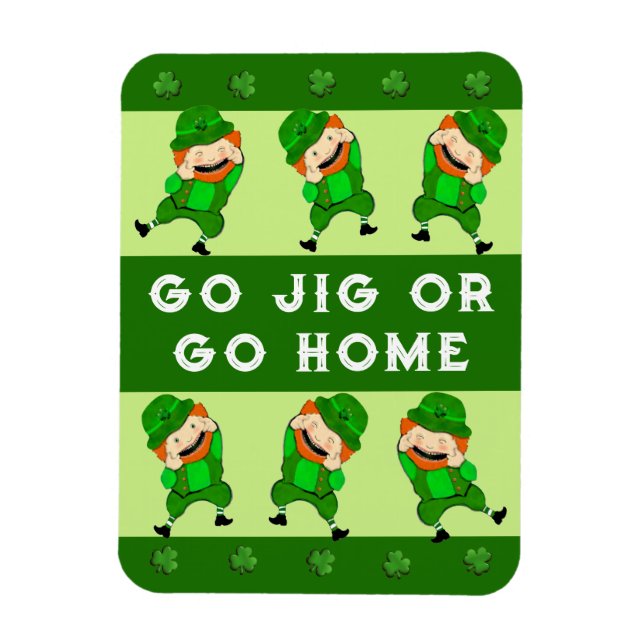 Funny St. Patrick's Day Card Magnet (Vertikal)