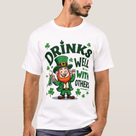 Funny St. Patrick's Day Drinking Leprechaun T-Shirt