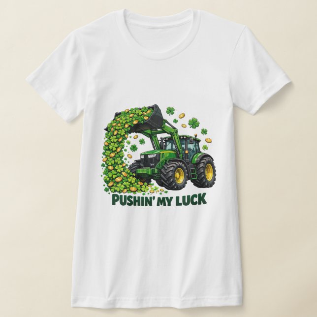 Funny St. Patrick's Day funny Tractor T-Shirt (Ablage )