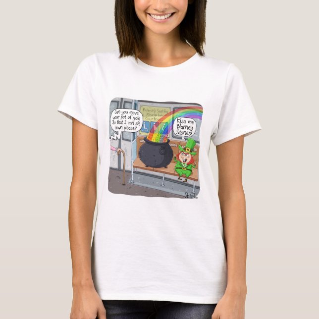 Funny St. Patrick's Day Gift or Card - Leprechaun T-Shirt (Vorderseite)